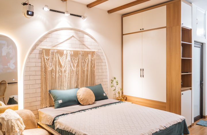 Boho 03 * Máy chiếu, ban công xanh, bếp nấu*LaHS 505KDT